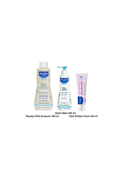 Mustela Papatya Günlük Bakım Seti 3 Parça Orijinal Boy