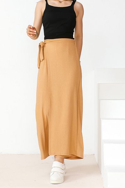 Bestenur Παντελόνι Lona Elastic Waist 573 - Mink