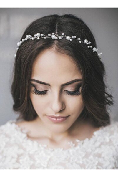 Yumak Dekor Grup Перлена булчинска диадема Елегантна, шик и изящна сватбена д...
