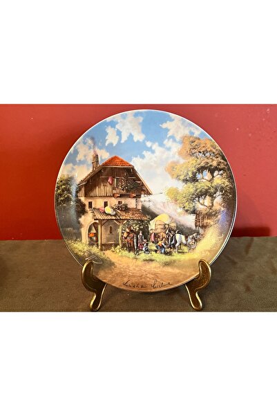 tayfuntufan antika koleksiyon 1986 seltmann weiden porselen duvar tabağı - 19...