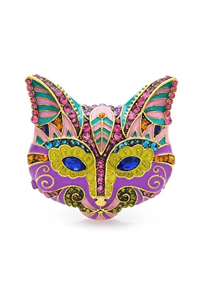 Dilekita Kedi Figürlü Broş