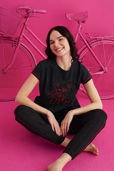 ELİTOL Cotton and Lycra Pajama Set