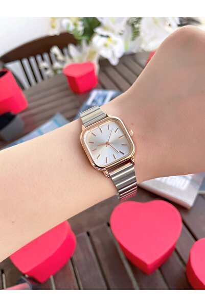 Bimodabu ساعة يد نسائية أنيقة وبسيطة - صندوق قلب صغير خاص