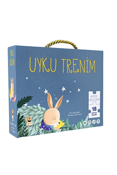 Sincap Kitap Uyku Trenim/Kaguyla Uyku Kitabım 0-3 Yaş Okul Öncesi Hikaye Kitabı