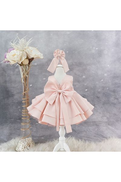 sara tasarım Thick Strap Organza Girl's Dress
