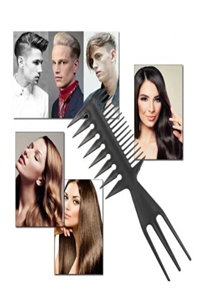 newnet مجموعة تصفيف الشعر للرجال والنساء 3 في 1 ذات أسنان واسعة - مشط متعدد ا...