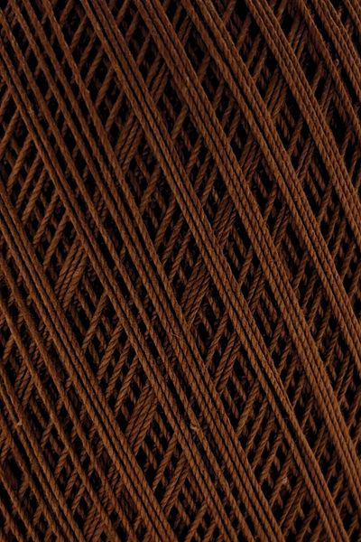 SENSY Classic 10 Crochet Strings - 100% Mercerized Cotton, Lace and Giza Corn Cotton Brown