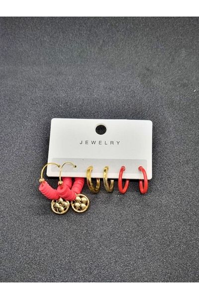 JEWELRY أقراط نسائية أنيقة مع 6 خيارات للألوان