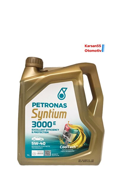 Petronas SYNTİUM 3000E 5W/40 4LT ÜRETİM: 2023