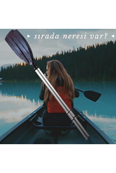 HobiStore Alüminyum Tekne Küreği 245 cm ( Çift )