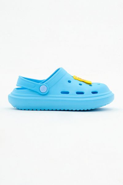 Tonny Black Sandale Eva pentru copii, unisex, albastru bebeluș - cu accesorii frontale