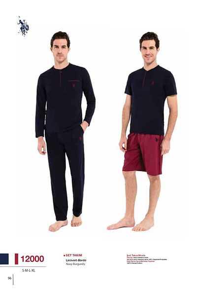 U.S. Polo Assn. Σετ ανδρικών ρόμπων - Μοντέλο 12000