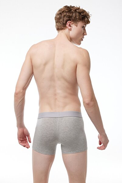 Malabadi Ανδρικό γκρι 3 Pack Modal Short Boxer 011