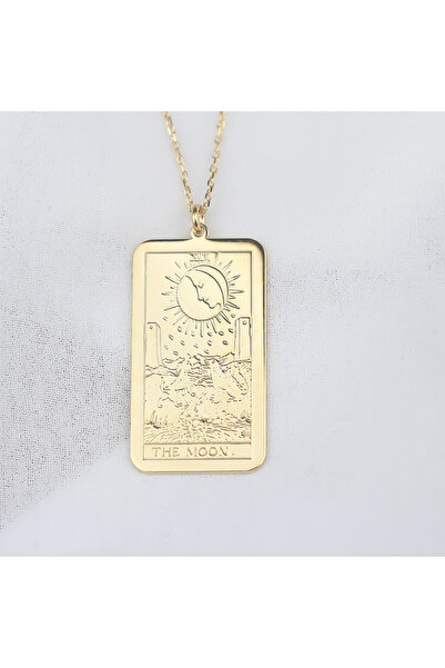 Glorria Kişiye Özel Gümüş Tarot Kartı Kolye