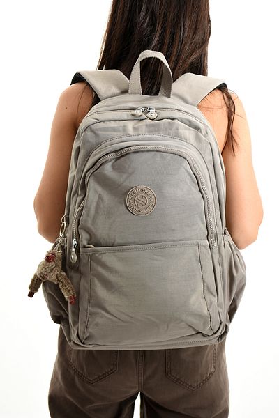 YOGII Loza Model Unisex - Αδιάβροχο τσαλακωμένο ύφασμα, πολλαπλών διαμερισμάτων, μεγάλο σακίδιο πλάτης VIP