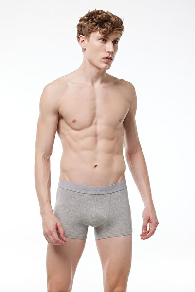 Malabadi Ανδρικό γκρι 3 Pack Modal Short Boxer 011
