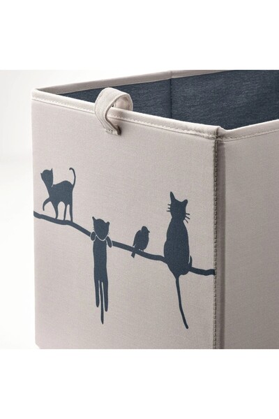 IKEA 2 Piece Kids Room Organizer Box Set 26X37X26 cm Set of 2 Organizing Storage Box