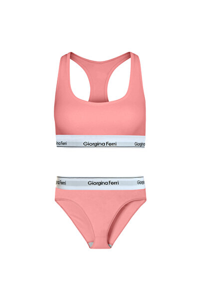 GIORGINA FERRI 2’li Set Kadın Günlük Kullanıma Uygun Spor Bralet + Slip Külot...