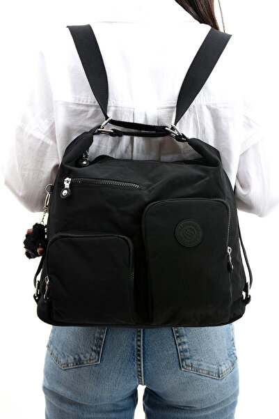 YOGII Uste Model Women - țesătură șifonată impermeabilă, curea încrucișată, u...