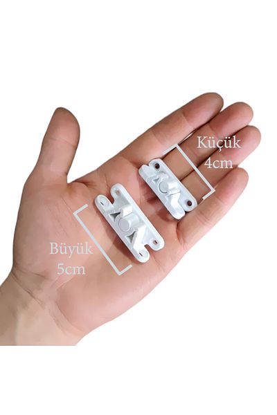 ALETÇANTAM White Plastic PVC Door, Window and Fly Screen - 4cm Small Size, 10 Pieces