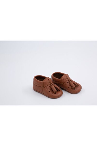 Li Puna - Royal Series Tan 100% Leather Baby First Step Shoes