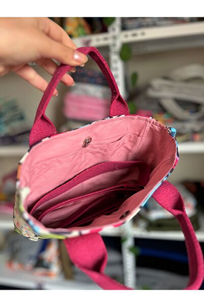 NOXTASARIM Renkli Süet Mini El ve Omuz Çantası