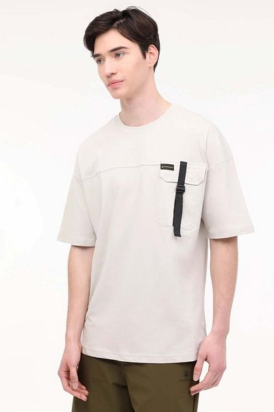 lumberjack ML SATYR 11UT1010 4FX Μπλουζάκι με μανίκια Stone Color - XL - ST07584