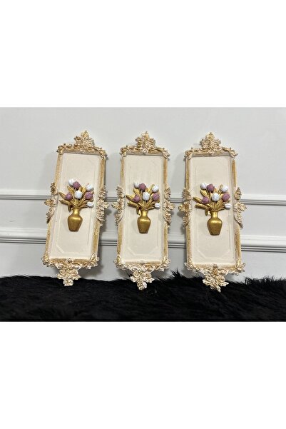 busraconcept Duvar tablosu 3 lü set , modern tasarım dekoratif aksesuar
