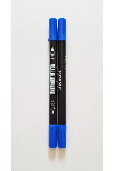 Modellino 2 Pieces Double Ended Fineliner - Felted Pen Rbns Dual Felt Type Collet with Color Options