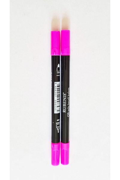 Modellino 2 Pieces Double Ended Fineliner - Felted Pen Rbns Dual Felt Type Collet with Color Options