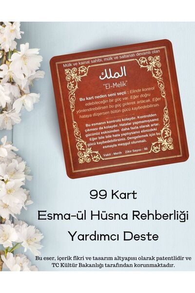 Tarot Serüveni Esma-ül Hüsna Rehberliği 99 Kartlık Deste