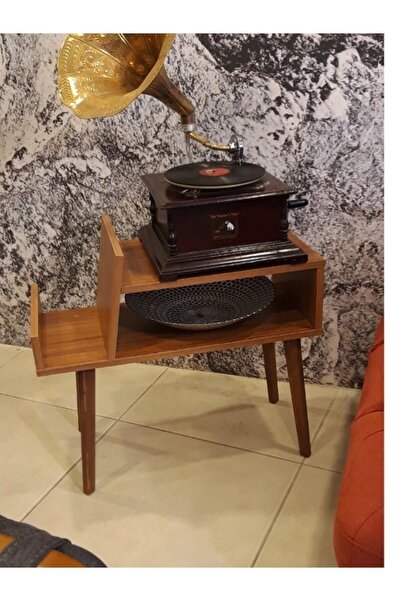 nonzka Plak Ve Pikap Sehpası %100 Mdf