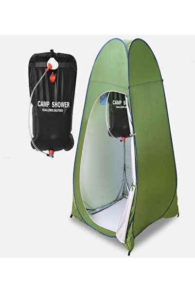 Genel Markalar Kamp giyinme çadırı kamp seyyar tuvalet kamp duş torbası hediyeli