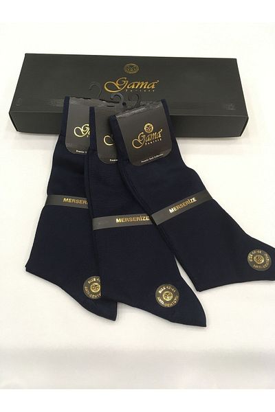 Gama Çorap 3 τεμάχια 100% Mercerized Nylon Λεπτές καλοκαιρινές ανδρικές κάλτσες