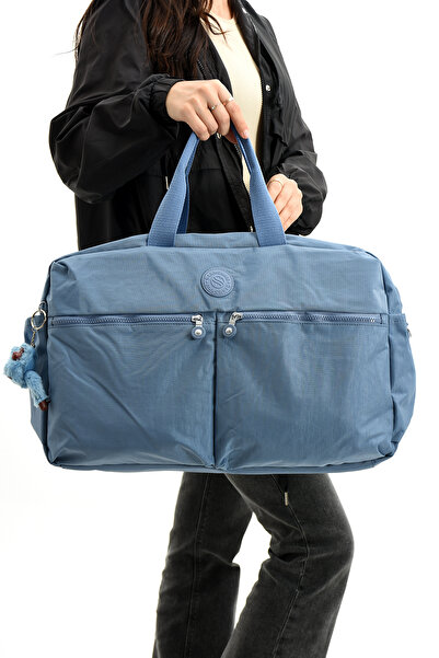 YOGII Asco Model Unısex Büyük Boy Su Geçirmez Krinkıl Kumaş Çapraz Ve Omuz As...