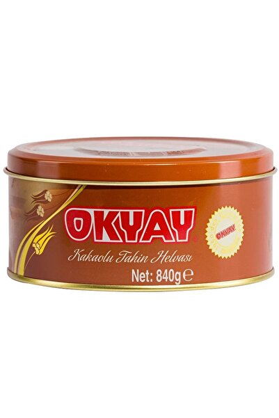 Okyay x2 Adet Kakaolu Teneke Kutu Helva 840 Gr