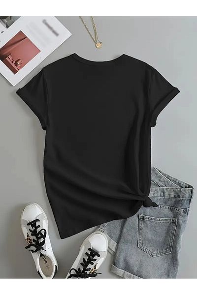 EFFRENATU Μπλουζάκι γάτας με στάμπα Hila Fashion Unisex - Μεγάλο μέγεθος