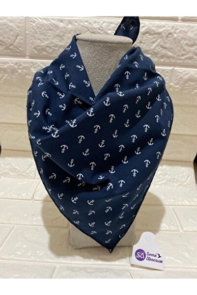 sema aksesuar Unisex Çapa Desenli Fular - Bandana