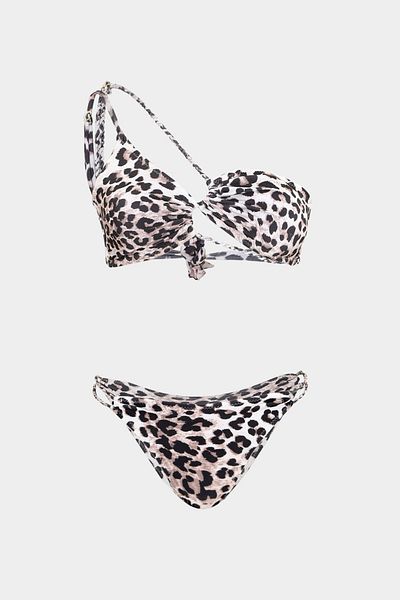 Açelya Okcu FREYA Slim Fit Premium Women's Bikini Bottom - Rope Detailed