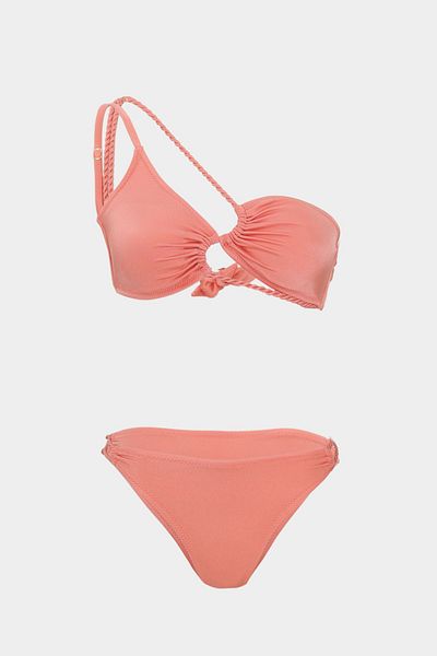 Açelya Okcu FREYA Slim Fit Premium Women's Bikini Bottom - Rope Detailed
