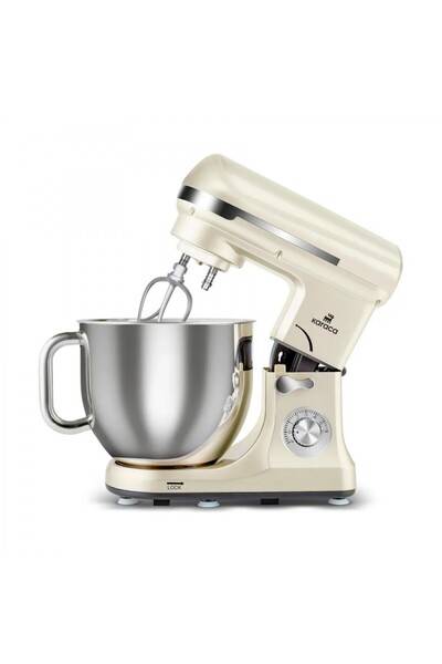 Karaca Μίξερ Blendburst Stand, Iconic Beige – Ισχυρό κουζινικό συσκευή με 1400W ισχύ και 5 λειτουργίες,