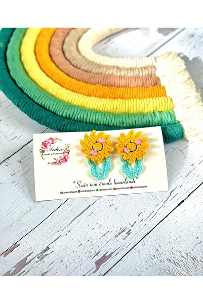 ARDEN HOBİ TASARIM Hand knitted sunny sky baby child/buckle set?