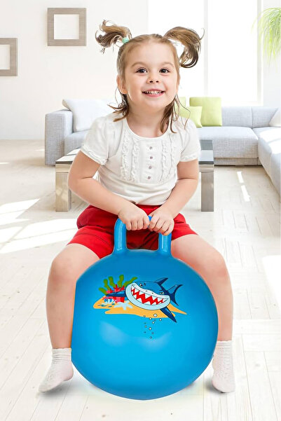 Telvesse Zıp-Zıp Topu Pompa Kanguru Zıplama Pilates ZıpZıp Topu Çocuk Hoplama...