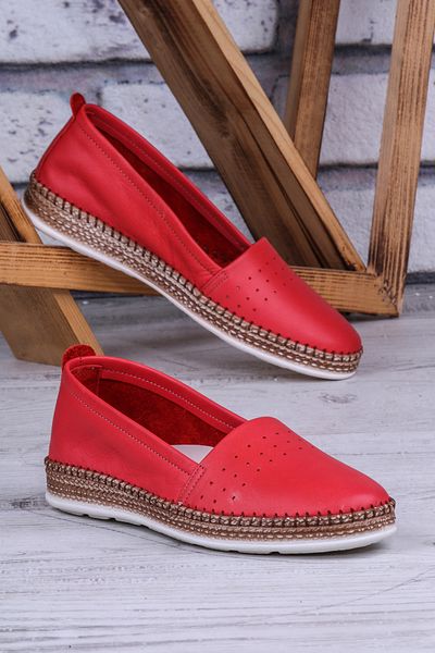 Ghattix Dámské boty Balerina z pravé kůže Herna