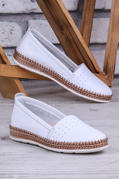 Ghattix Pantofi de damă balerina Herna din piele naturală
