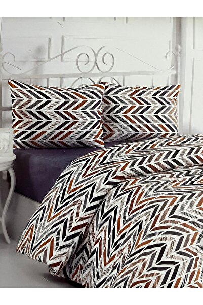 SelfyHome Σετ Παπλωματοθήκη διπλού κρεβατιού Pera 100% βαμβάκι Ranforce 4972-1