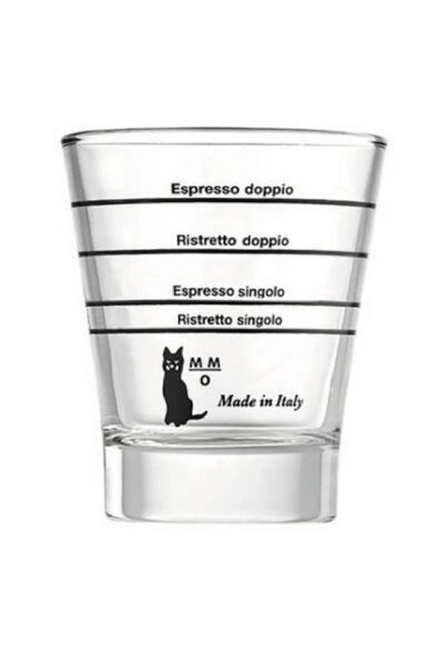Kahveciniz Motta Cam Kahve Ölçü Bardağı Espresso Shot Bardağı Dereceli 30/60 ml
