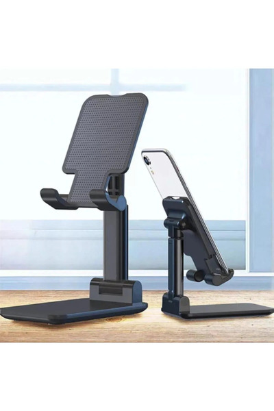 zeixpow Siyah Katlanabilir Masaüstü Tablet Ve Telefon Tutucu Stand