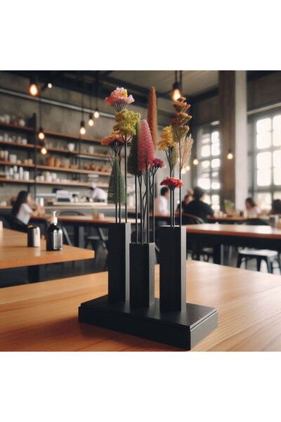 MDİZMİR Dekoratif  Çiçeklik Ofis Masası için Dekoratif Çiçeklik ( Çiçekler Da...