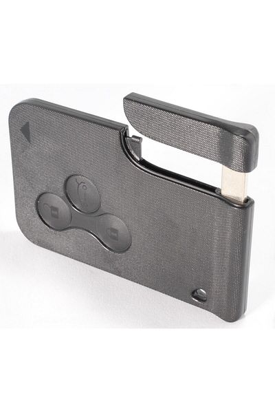 Kasey Renault Megane 2 - Compatible Auto Keychain Snap Fastener Card Control and Key Container